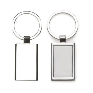 Chaveiro de Metal Retangular Personalizado