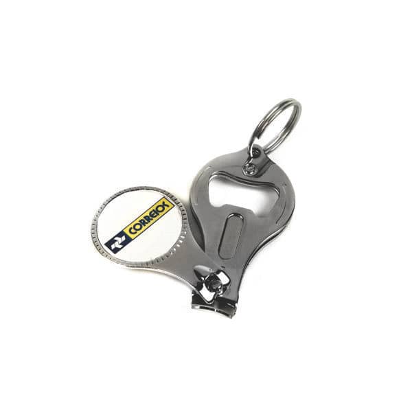 Chaveiro de Metal com Cortador de Unha