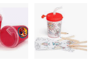 Copo Infantil com Tampa Personalizado