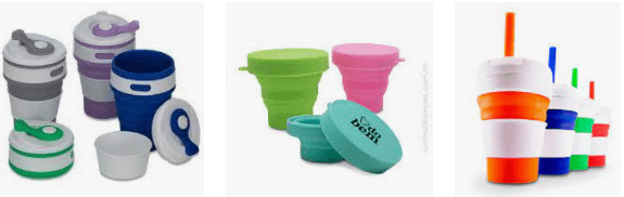 Copo Dobravel de Silicone