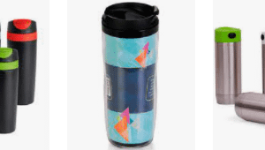 Copo térmico para viagem colorido personalizado