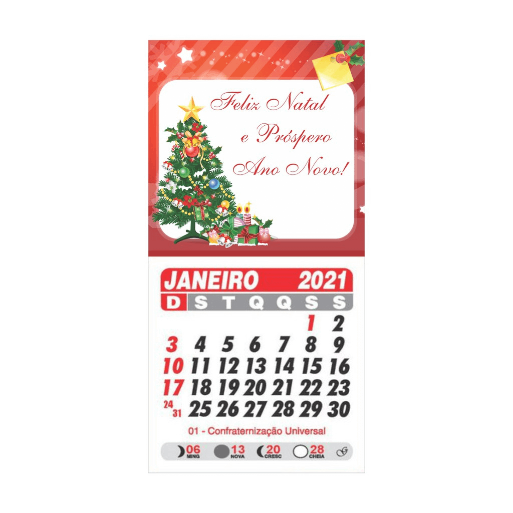 Imã de Geladeira Personalizado Natal