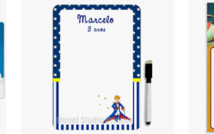 Lousa Magnética Personalizada para Geladeira