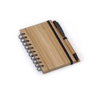 Mini Bloco Notas Bambu