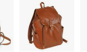 Mochila Couro Personalizada Feminina
