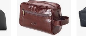 Necessaire De Couro Com Alça Personalizada