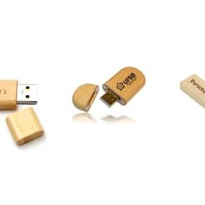 Pen Drive Bambu Giratório