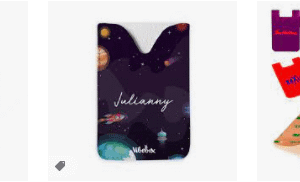 Porta Cartão Para Celular Personalizado com Suporte