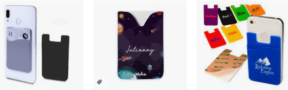 Porta Cartão Para Celular Personalizado com Suporte