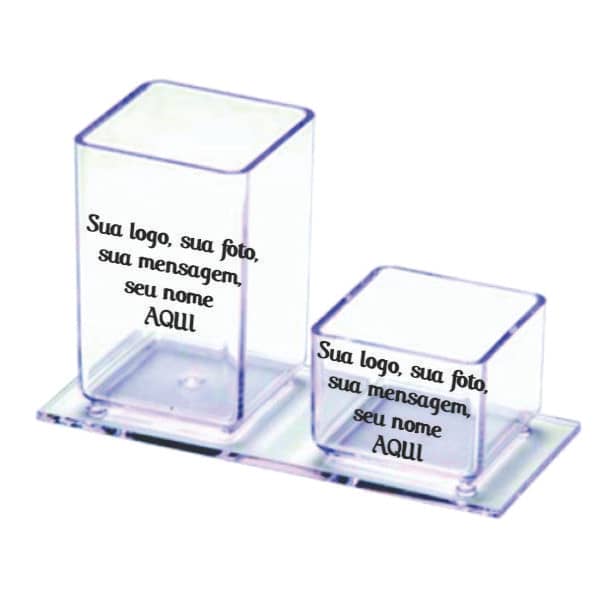 Porta Clips Acrílico Personalizado