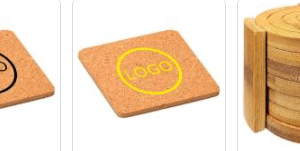Porta Copos de Bambu Personalizados