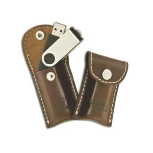 Pen Drive em Couro com Imã Personalizado