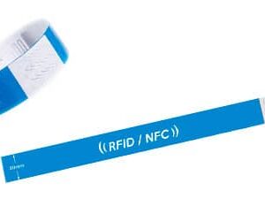 Pulseira TYVEK ajustável com chip RFID NFC