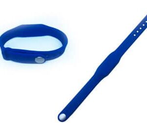 Pulseira de silicone ajustável com chip RFID NFC