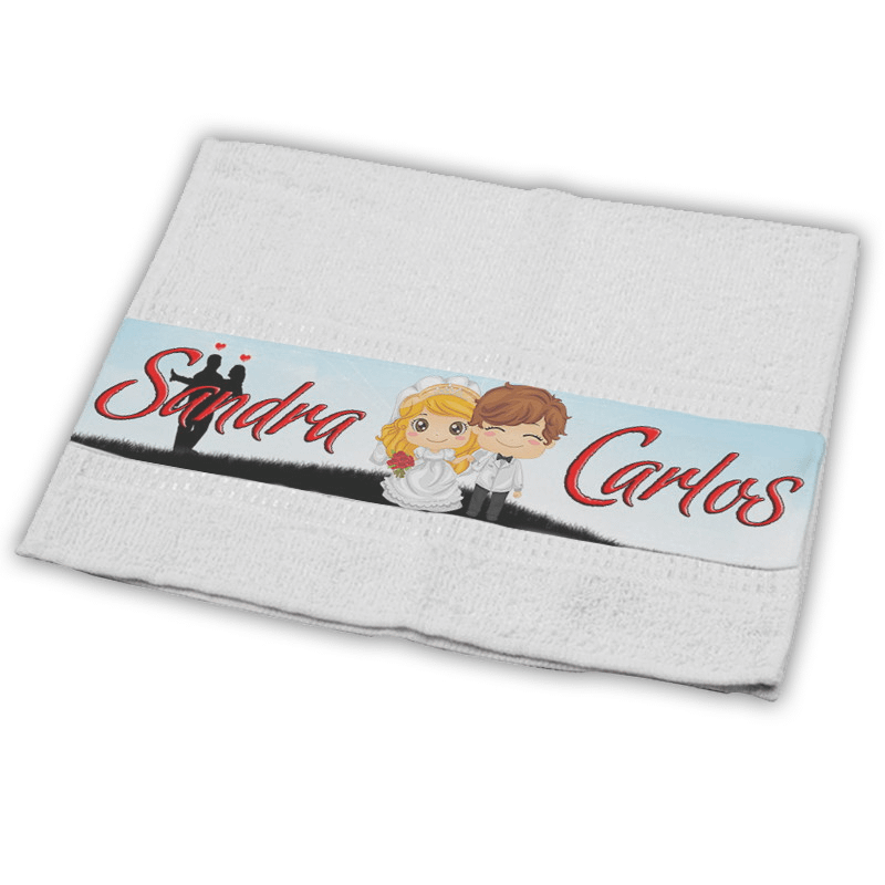 Toalha de Rosto Personalizada