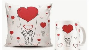 Kit Almofada e Caneca