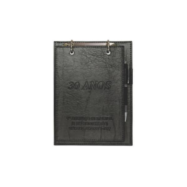 Porta Bloco de Couro Sintético