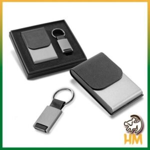 Kit porta Cartões e Chaveiro Metal